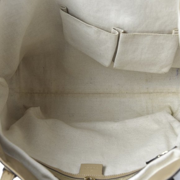 GUCCI Supreme Monogram Medium  Tote Beige - Picture 3 of 11